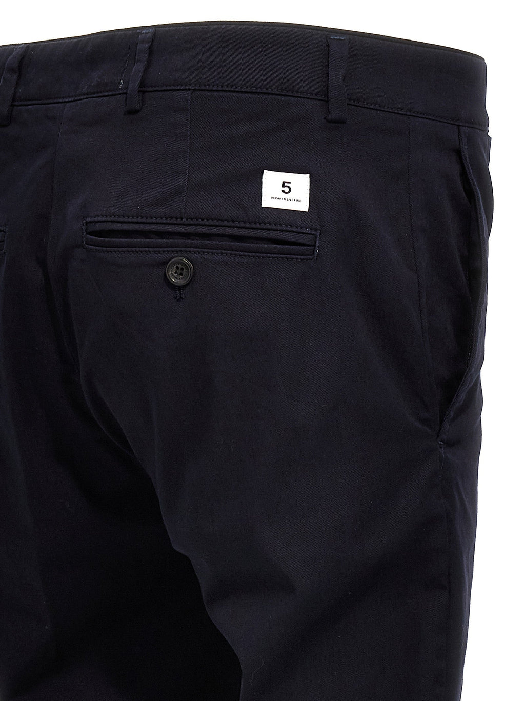 Department 5 Blue Cotton Casual Pants