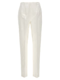 Sportmax White Acetate Dress Pants