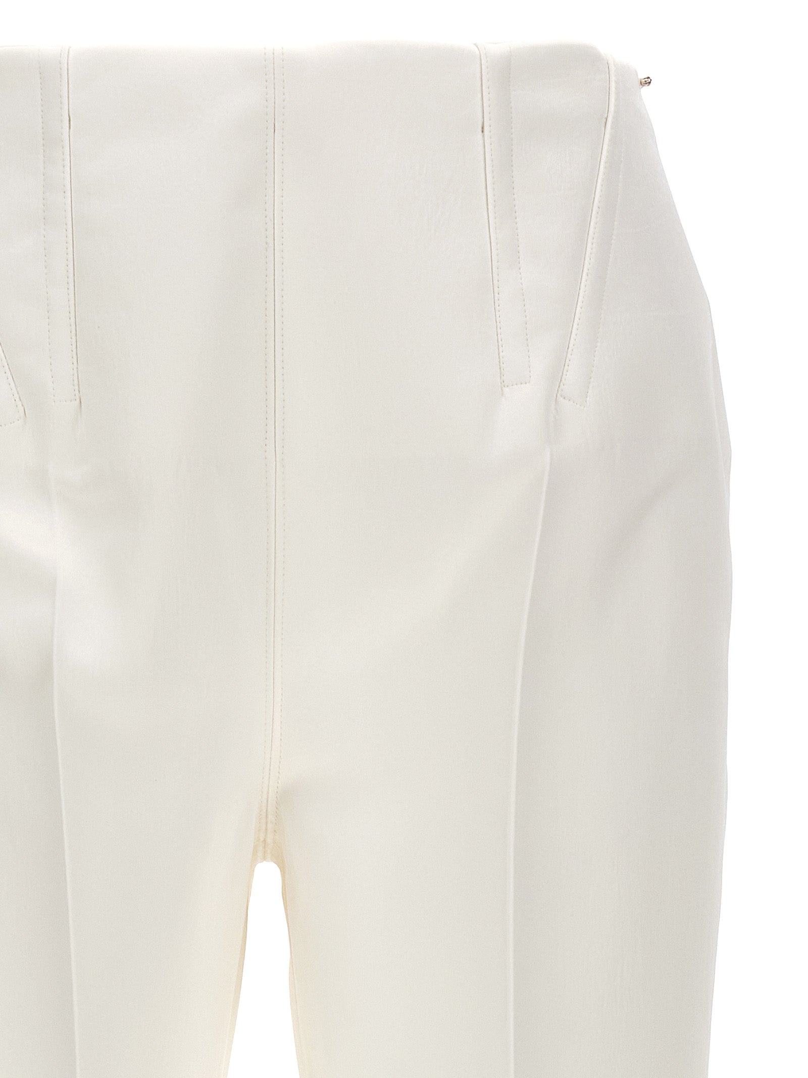 Sportmax White Acetate Dress Pants