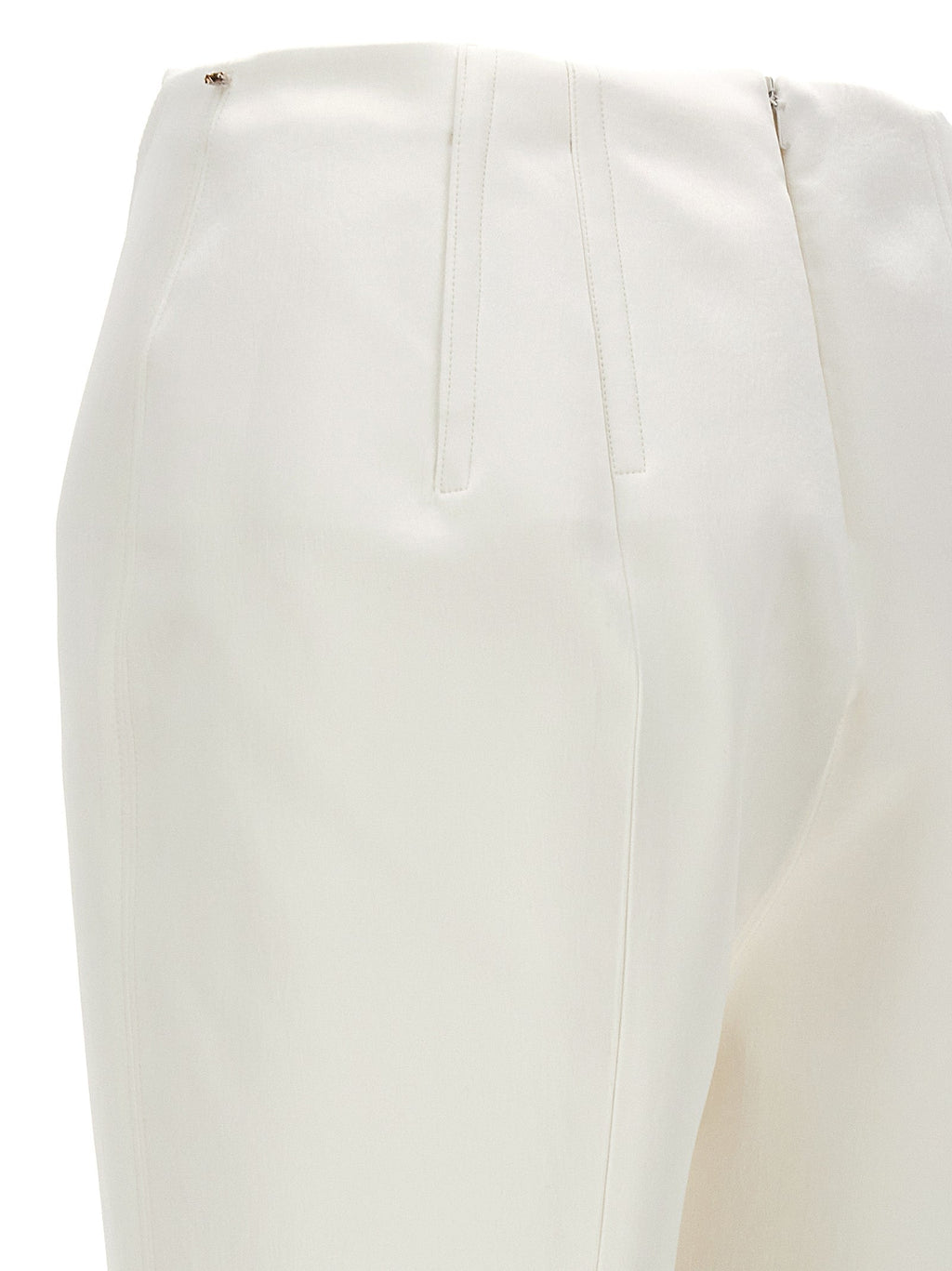 Sportmax White Acetate Dress Pants
