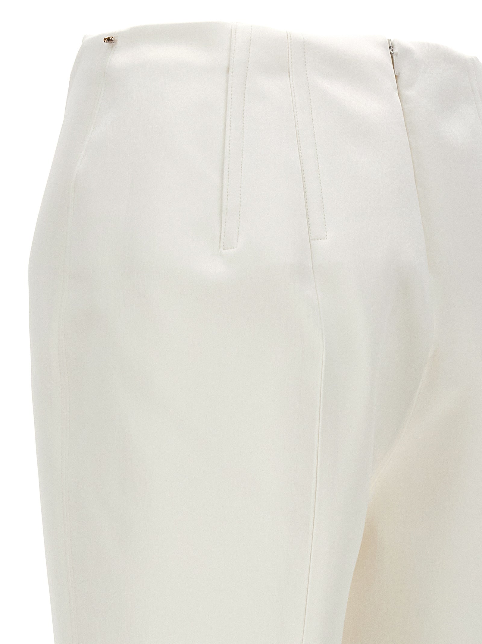 Sportmax White Acetate Dress Pants