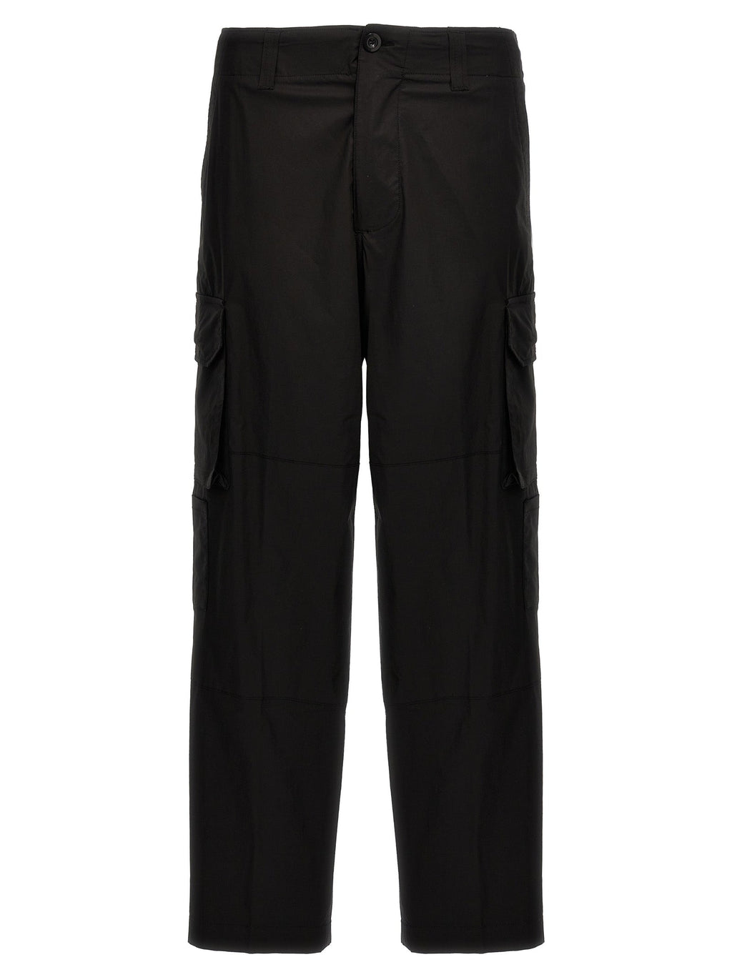 Department 5 Black Cotton Cargo Pants