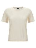 Kiton White Cashmere T-Shirt