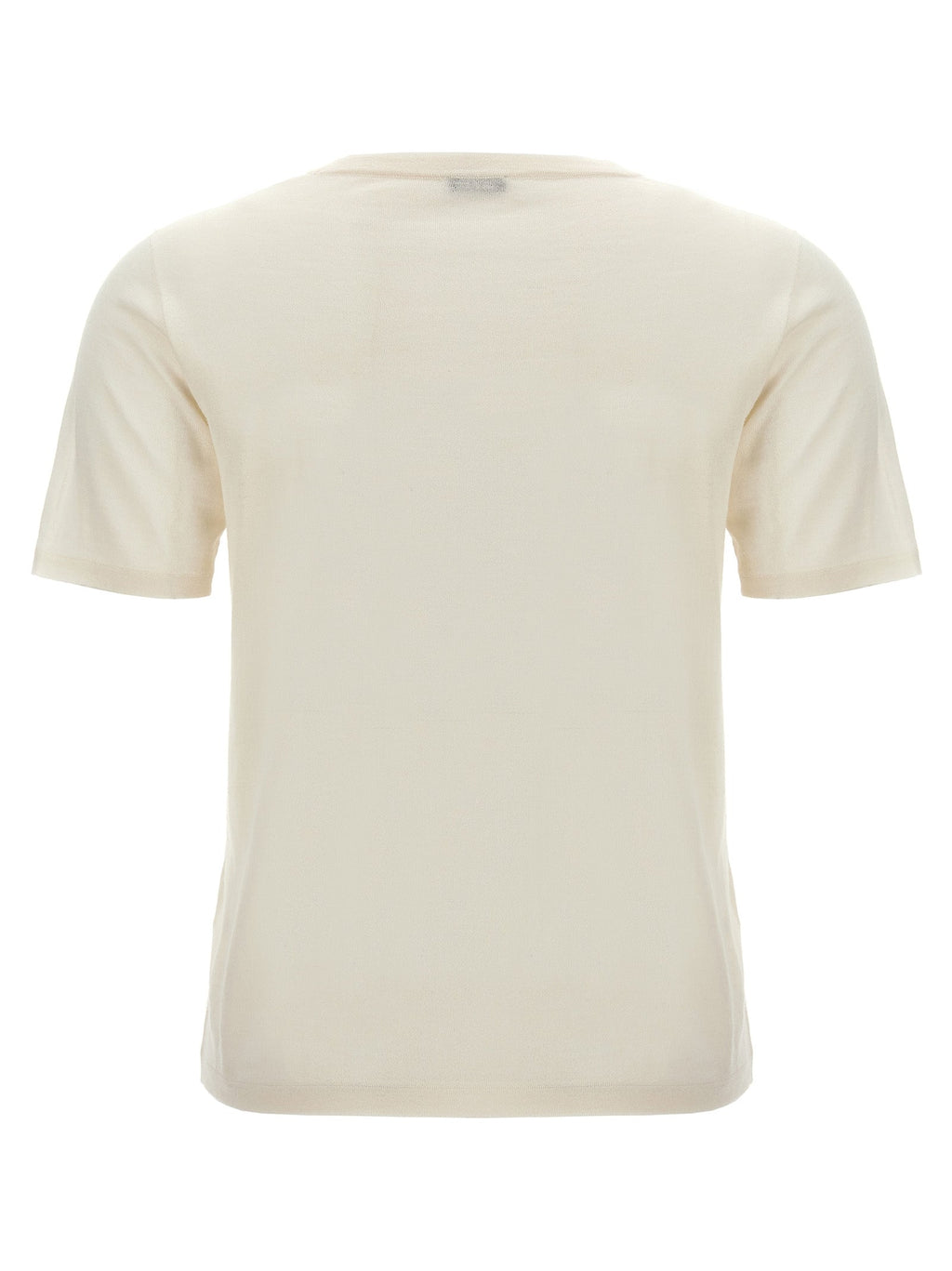 Kiton White Cashmere T-Shirt