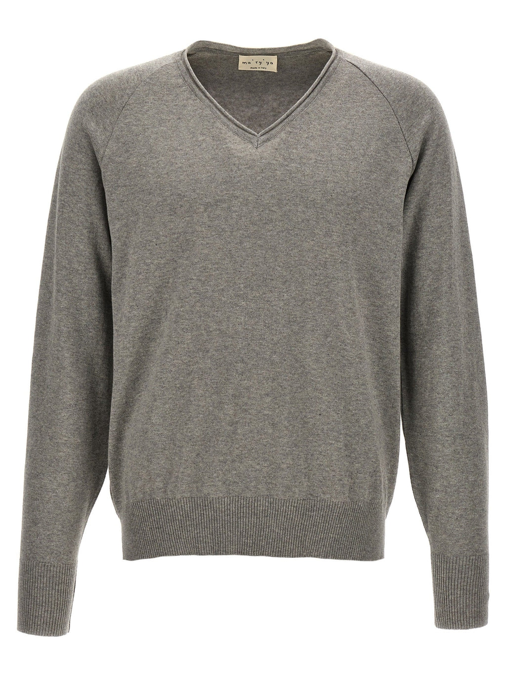MA'RY'YA Gray Cotton Cardigan