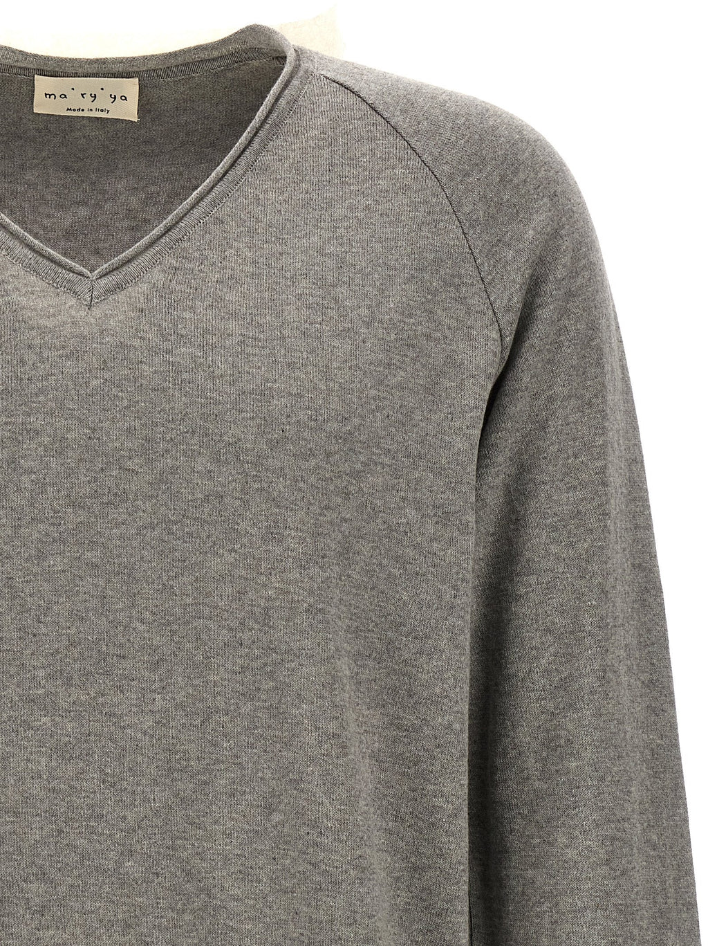 MA'RY'YA Gray Cotton Cardigan