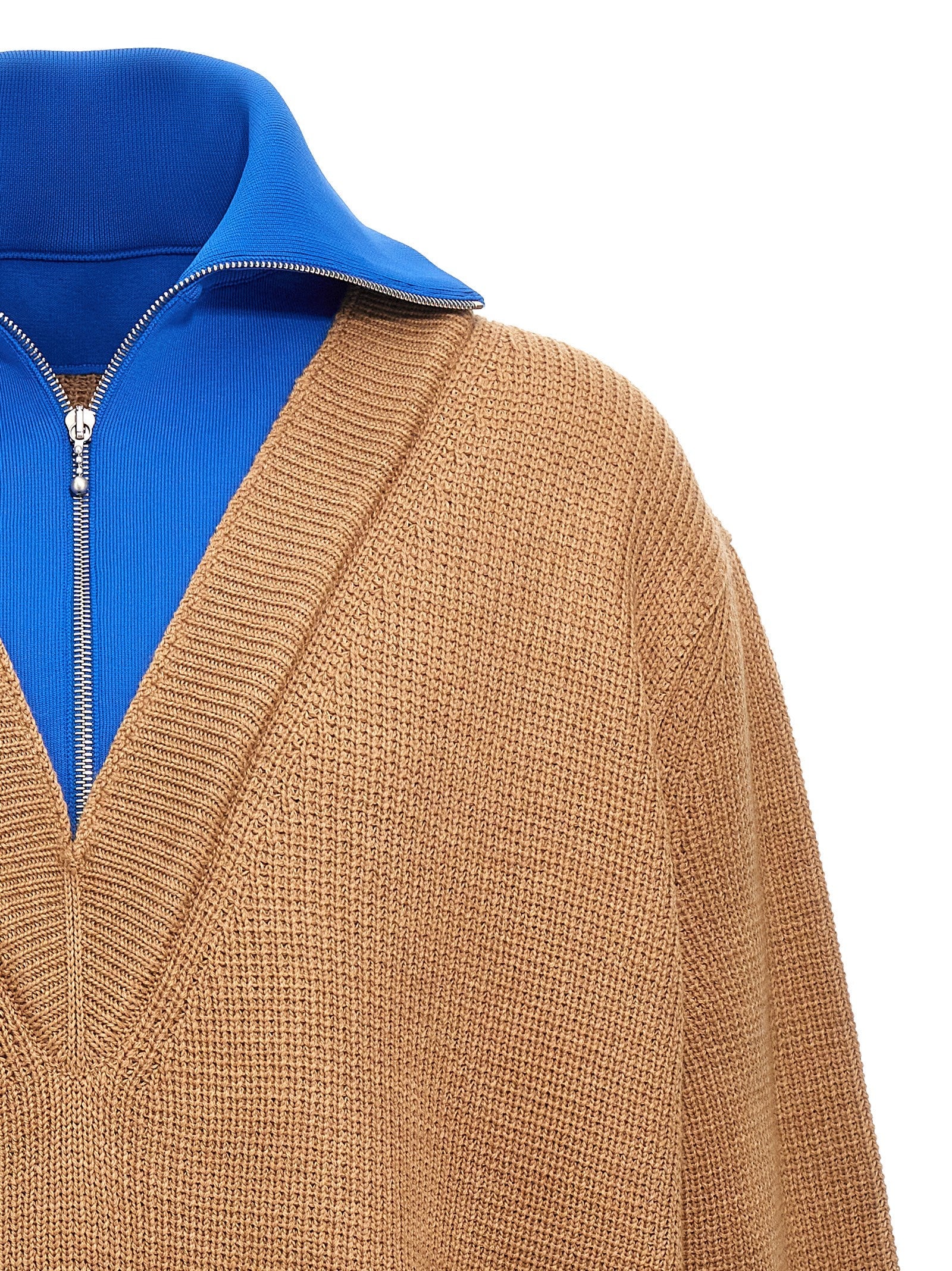 Jil Sander Multicolor Wool Cardigan