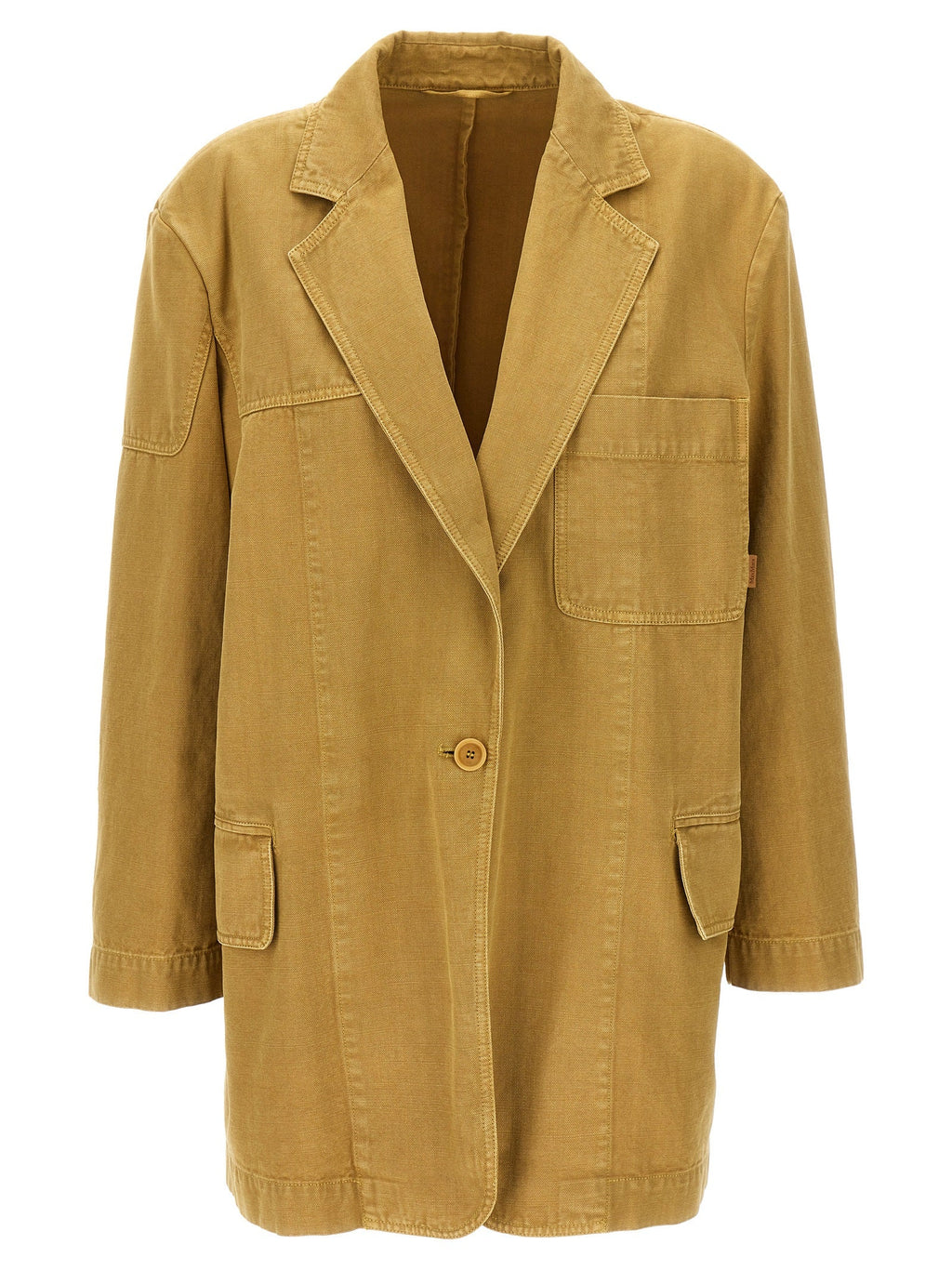 Max Mara Beige Cotton Blazer