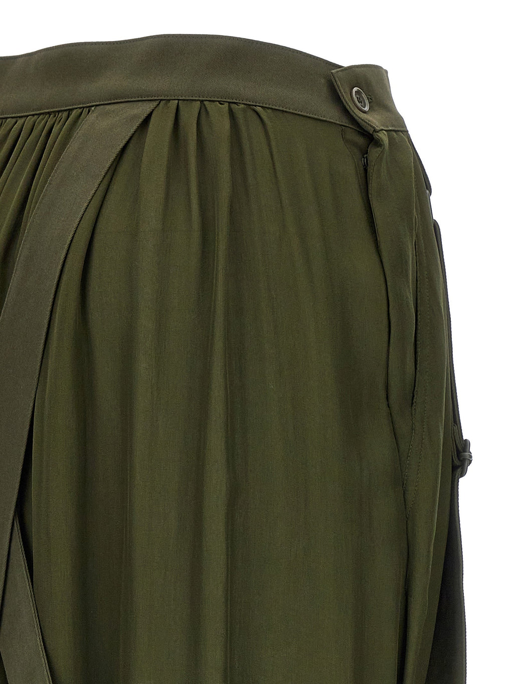Max Mara Bicolor Silk Mini Skirt
