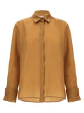 Max Mara Beige Silk Blouse