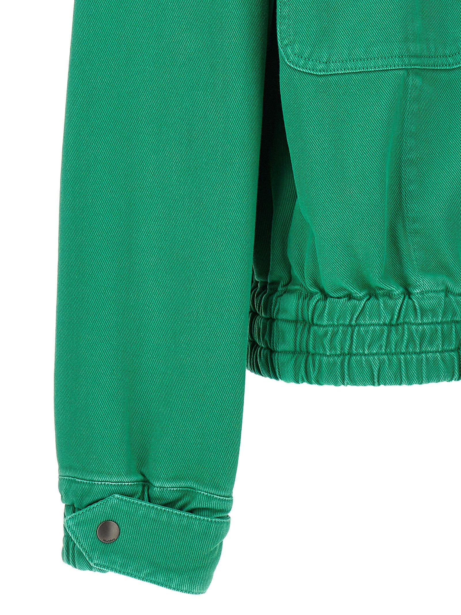 Max Mara Bicolor Cotton Full-Length Jacket