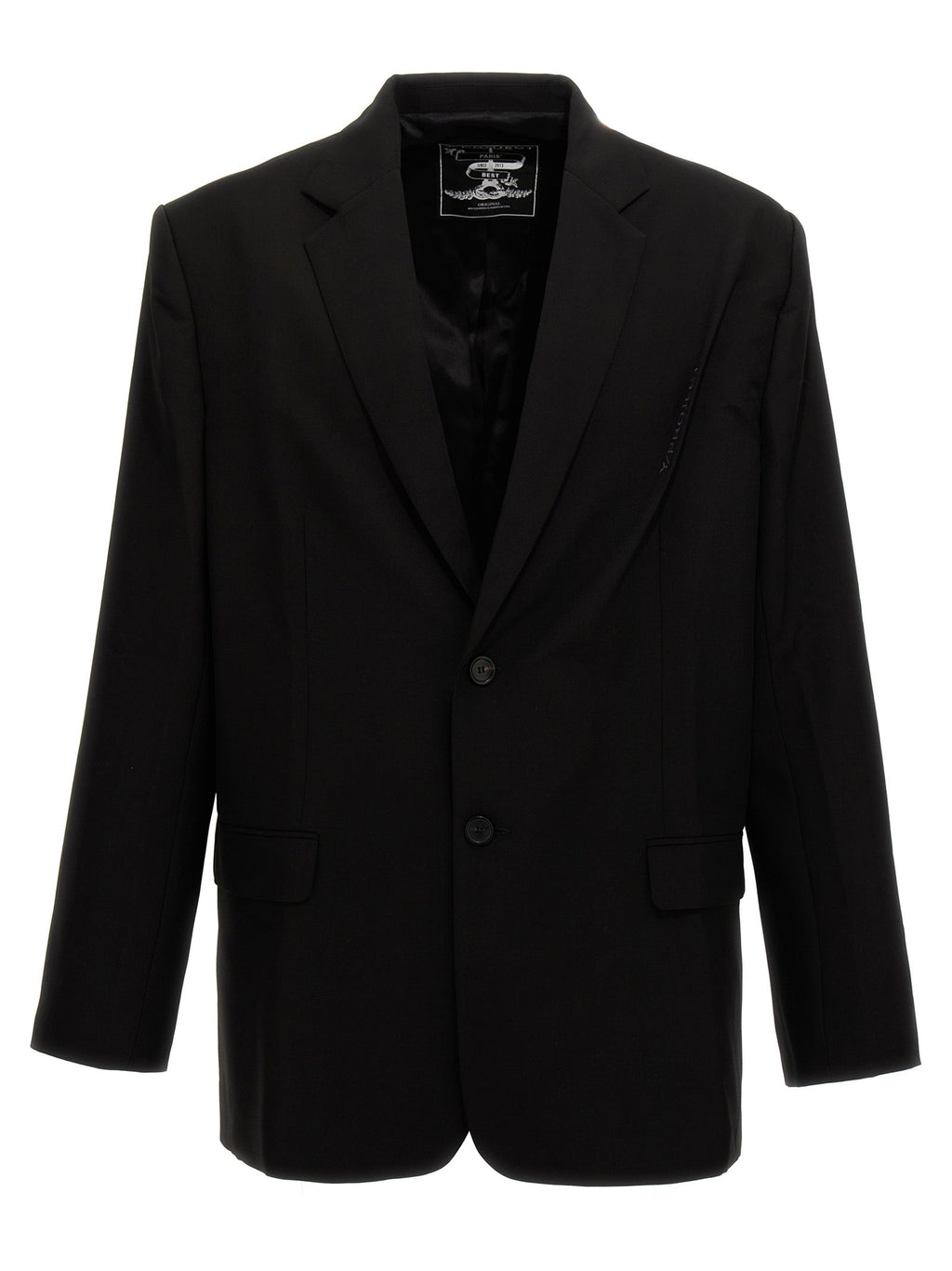 Y/PROJECT Black Virgin Wool Blazer