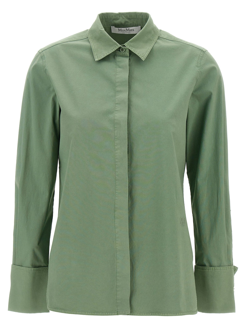 Max Mara Bicolor Cotton Blouse