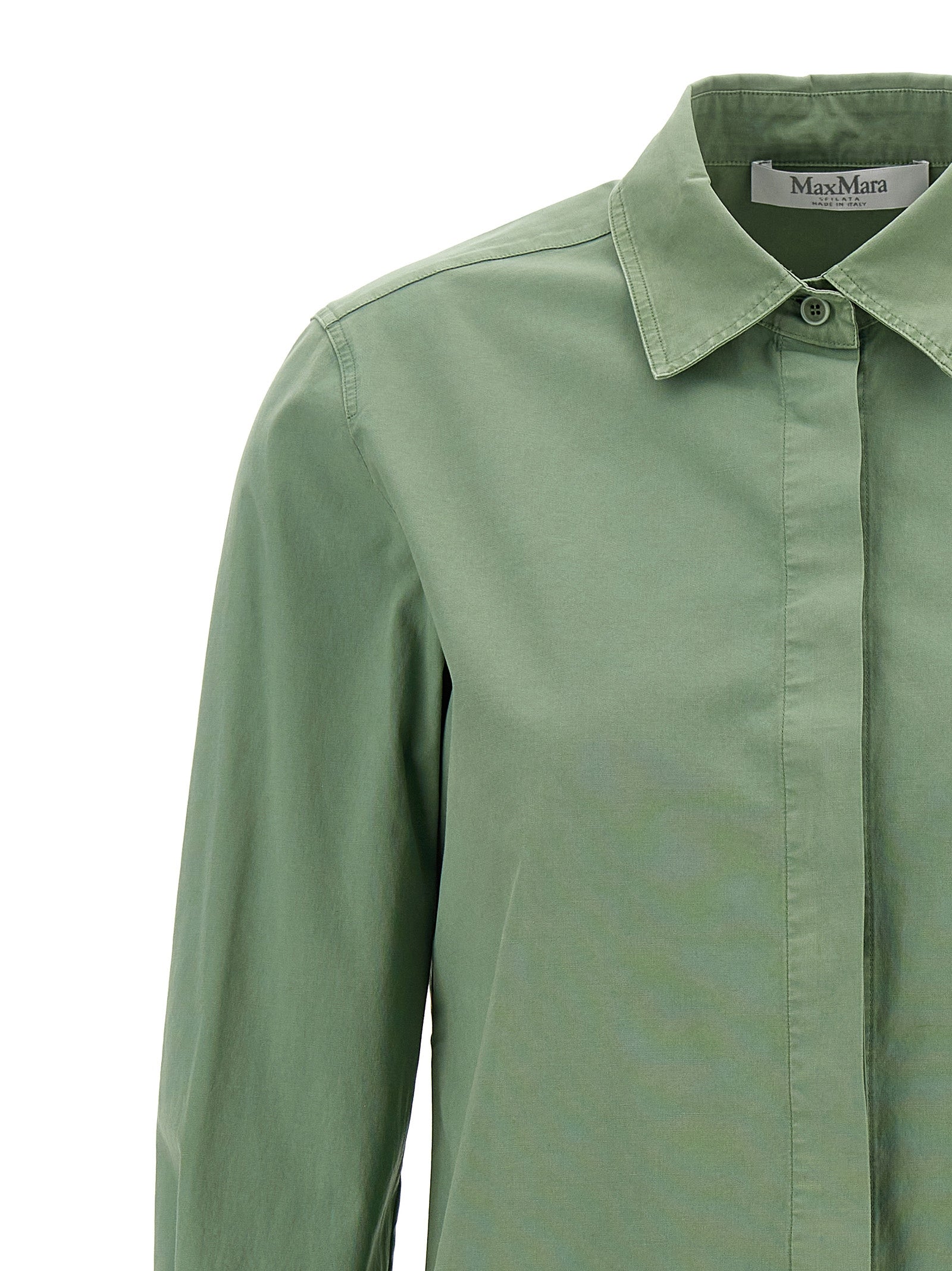 Max Mara Bicolor Cotton Blouse