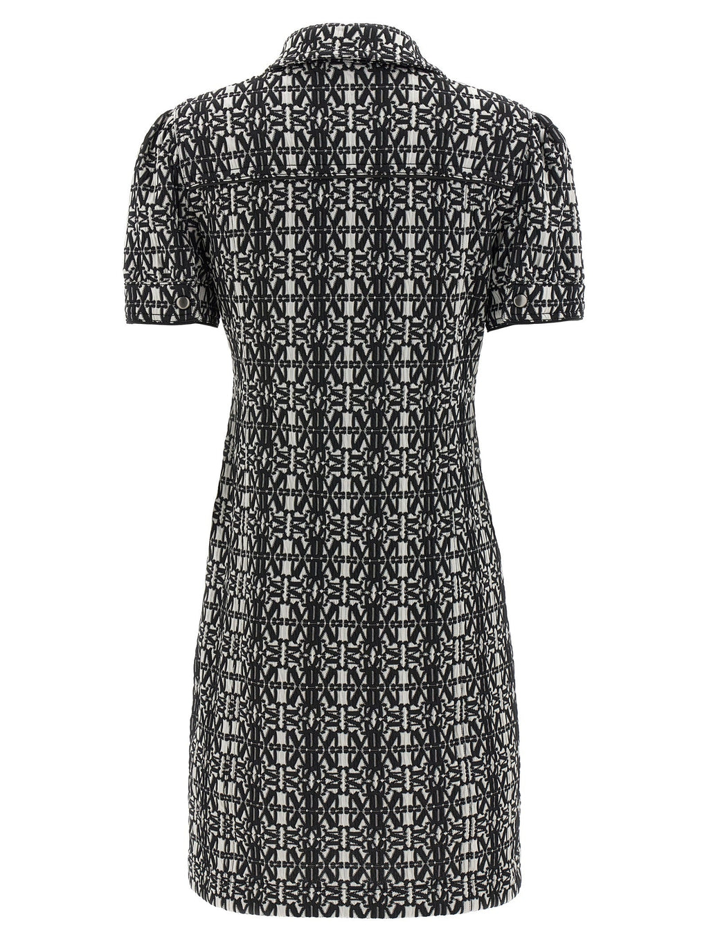 Max Mara Bicolor Polyester Short Dress