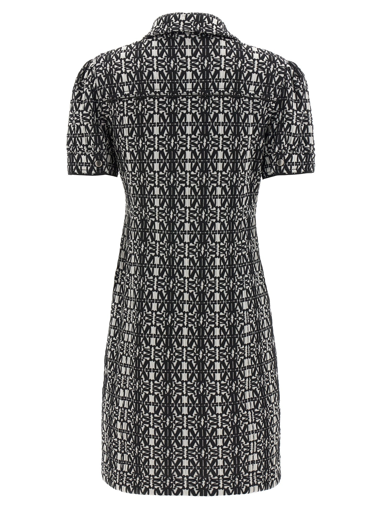 Max Mara Bicolor Polyester Short Dress