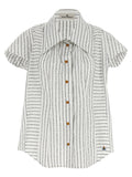 Vivienne Westwood Bicolor Cotton Blouse