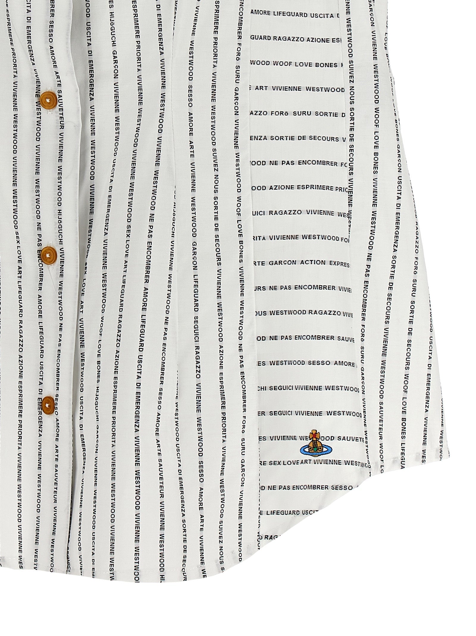 Vivienne Westwood Bicolor Cotton Blouse