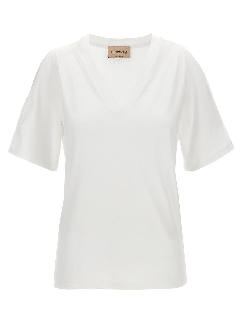 LE TWINS White Cotton T-Shirt