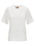 LE TWINS White Cotton T-Shirt