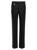 Burberry Black Virgin Wool Dress Pants