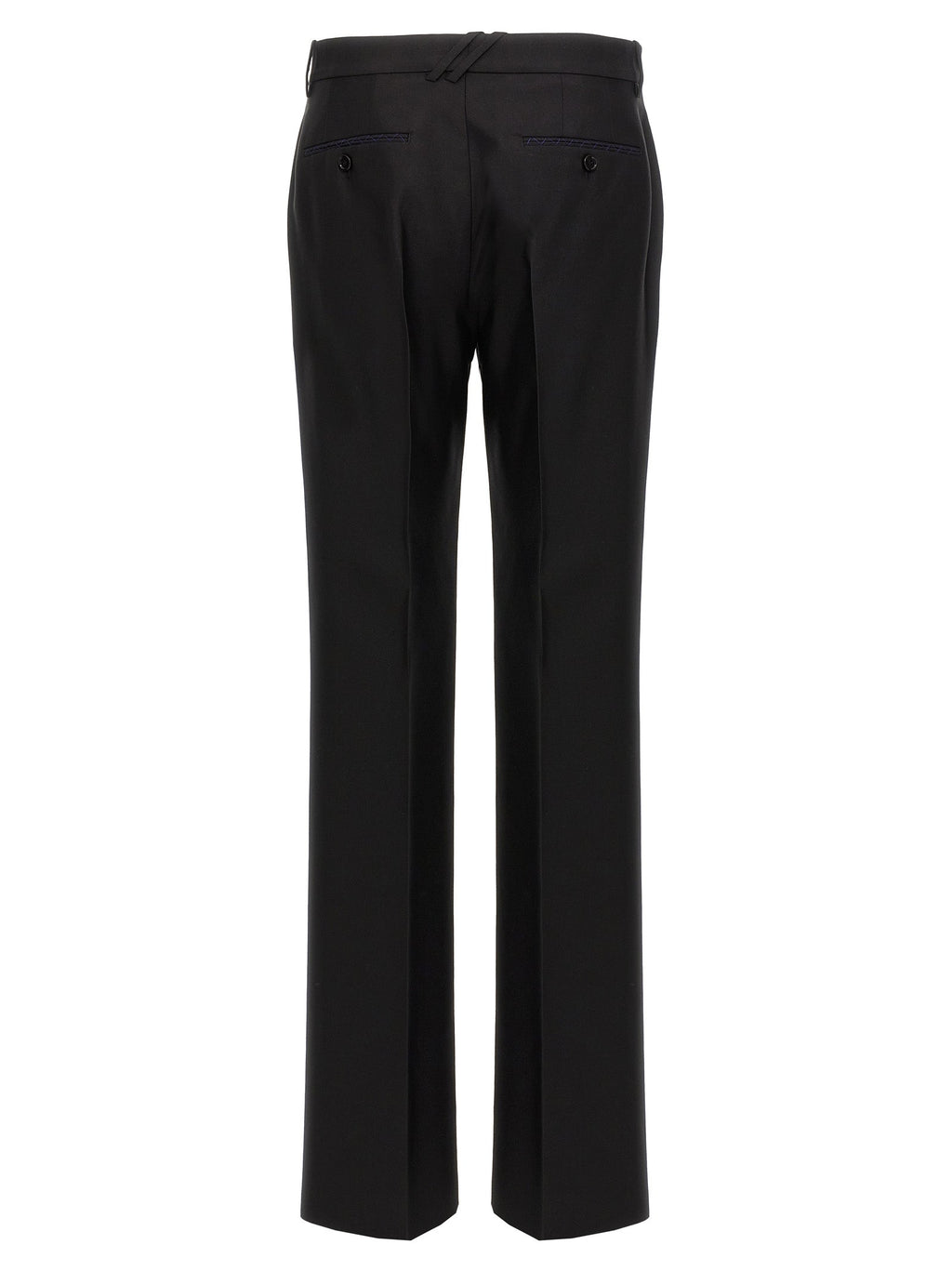Burberry Black Virgin Wool Dress Pants