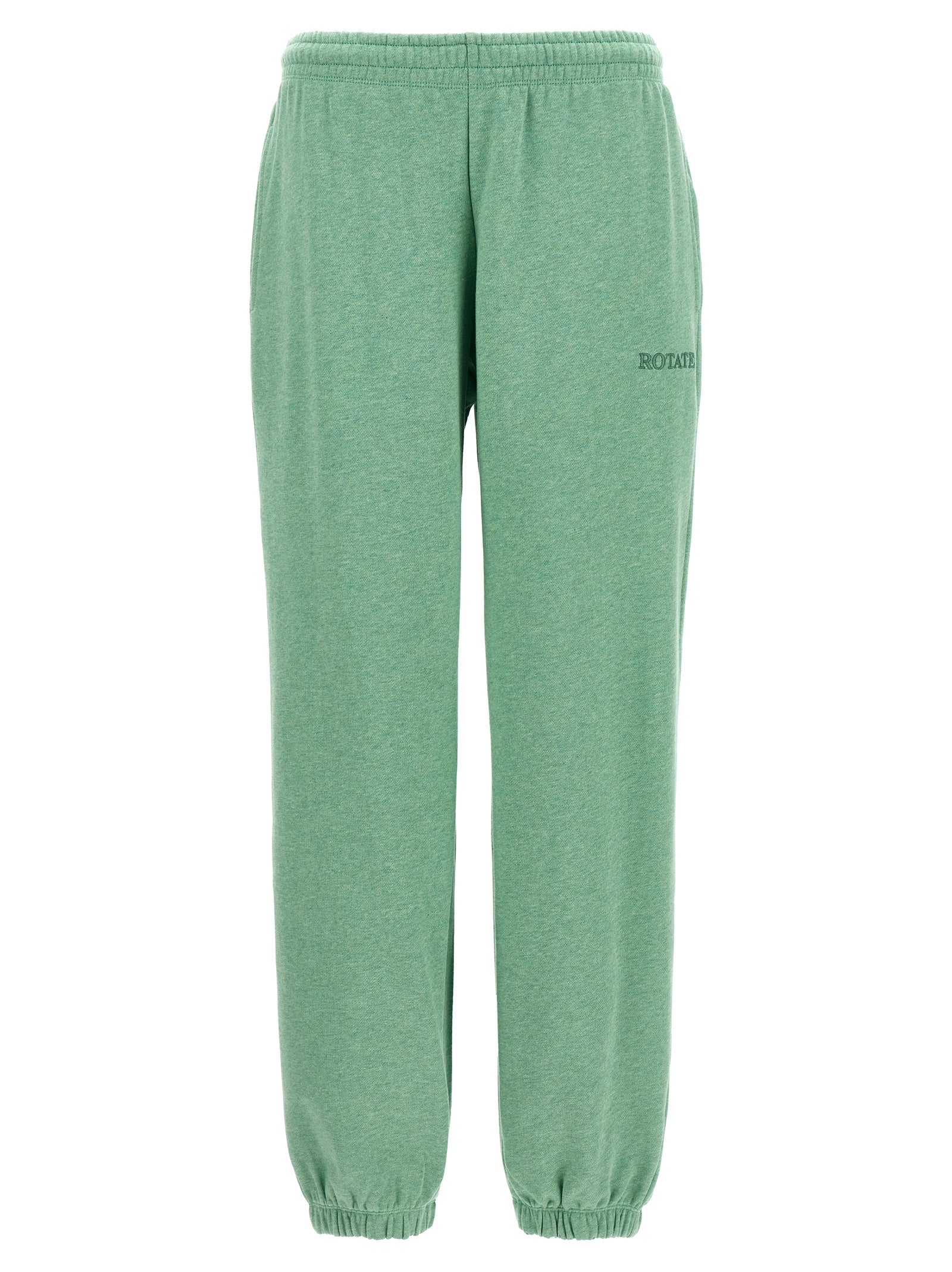 ROTATE BIRGER CHRISTENSEN Bicolor Cotton Joggers (Workout Pants)