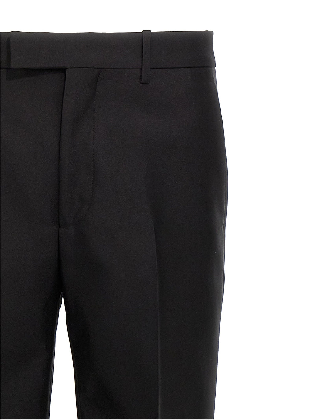 Burberry Black Virgin Wool Dress Pants
