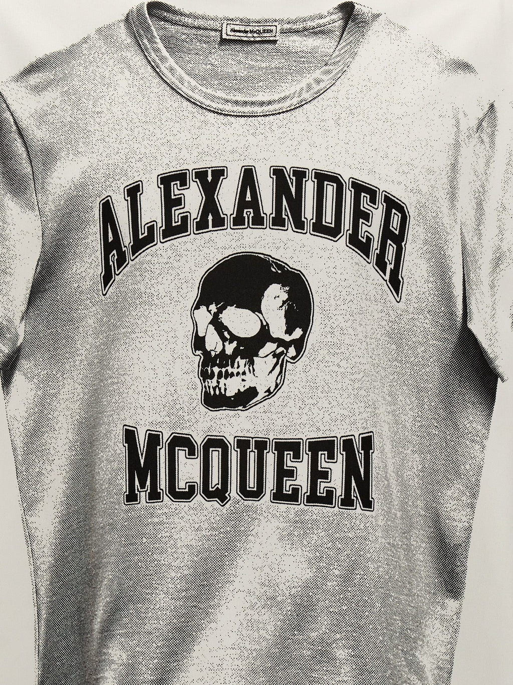 Alexander McQueen Bicolor Cotton T-Shirt