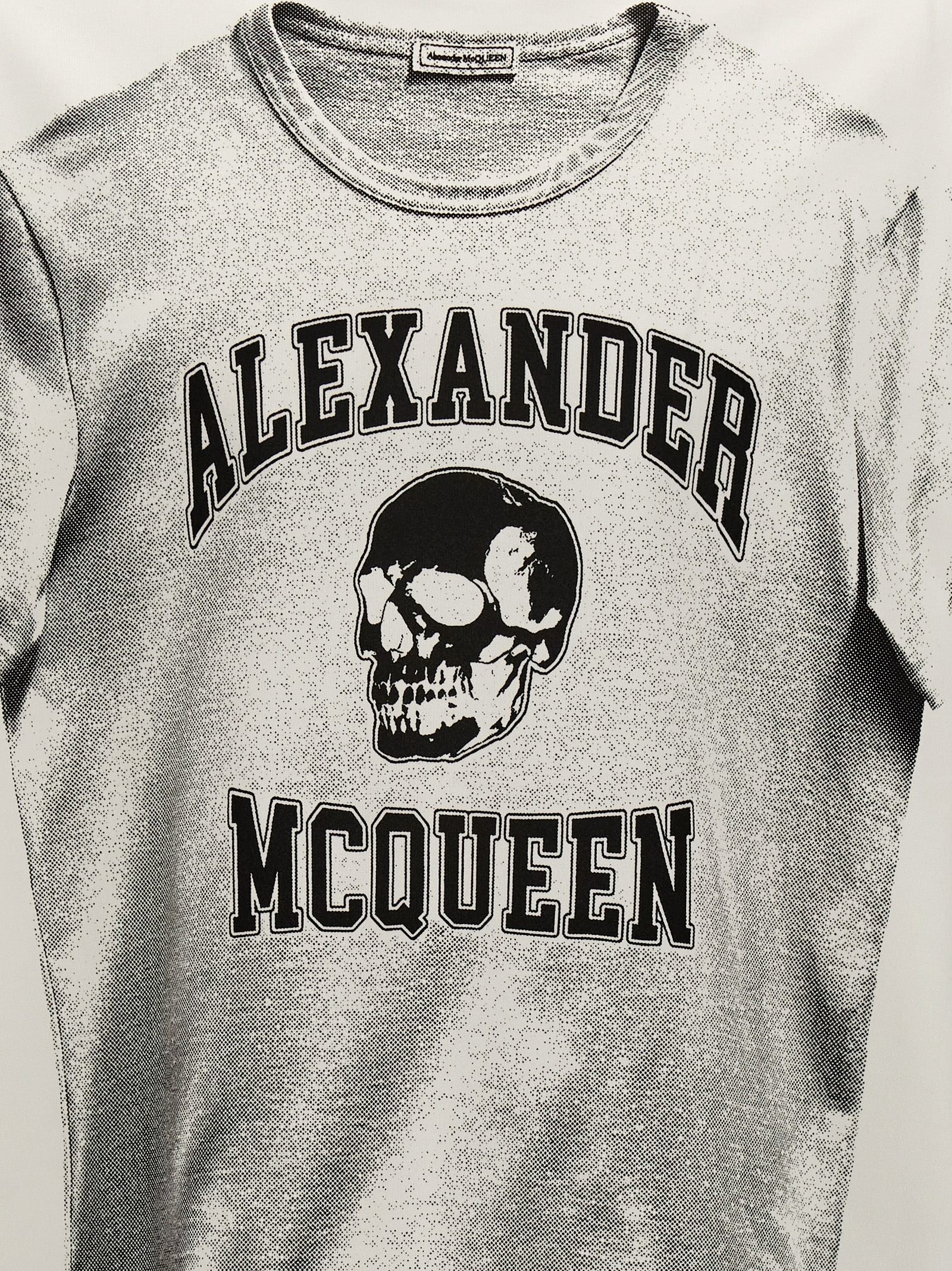 Alexander McQueen Bicolor Cotton T-Shirt