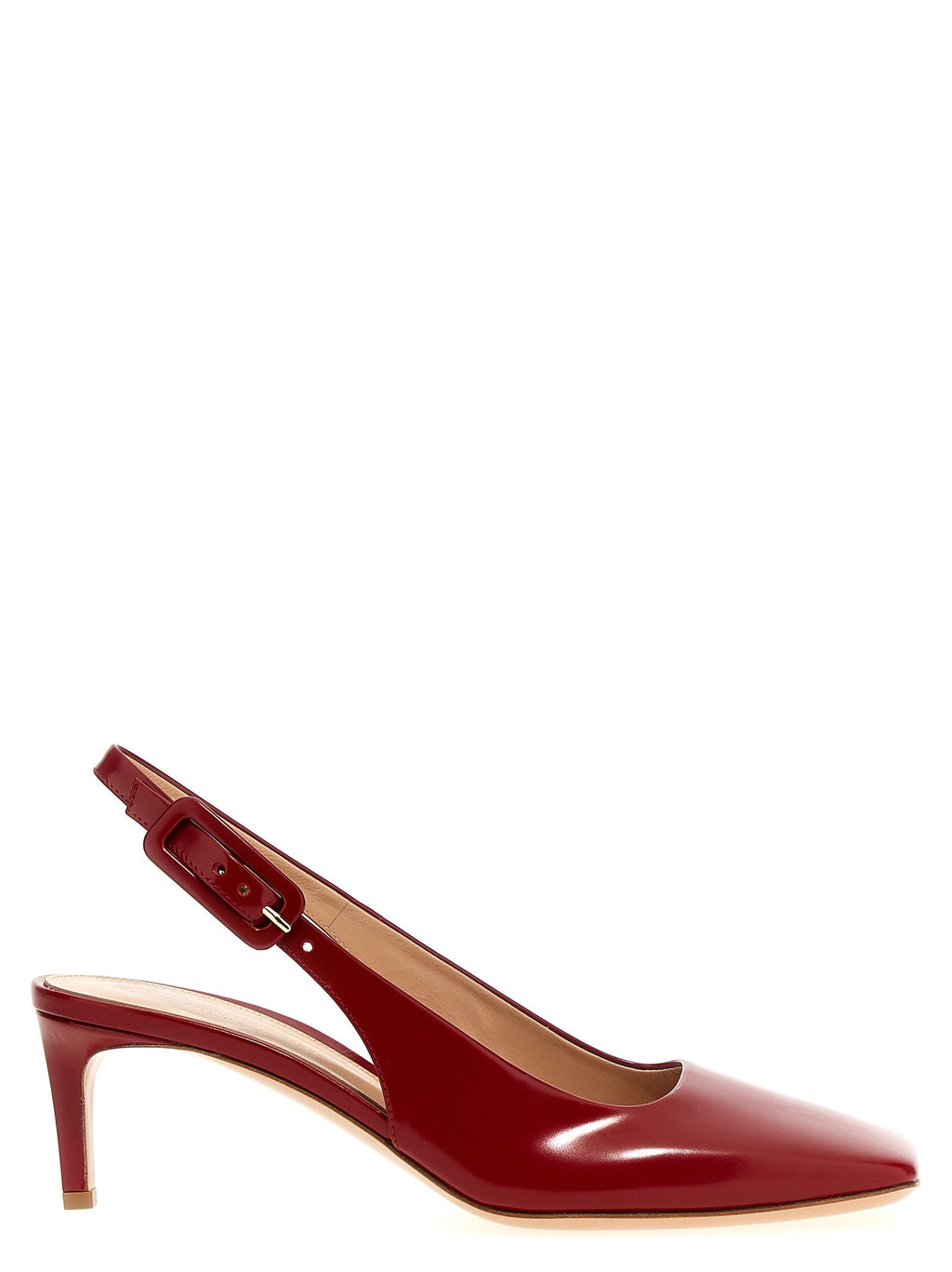 Gianvito Rossi Multicolor Goatskin Mid Heel Pumps