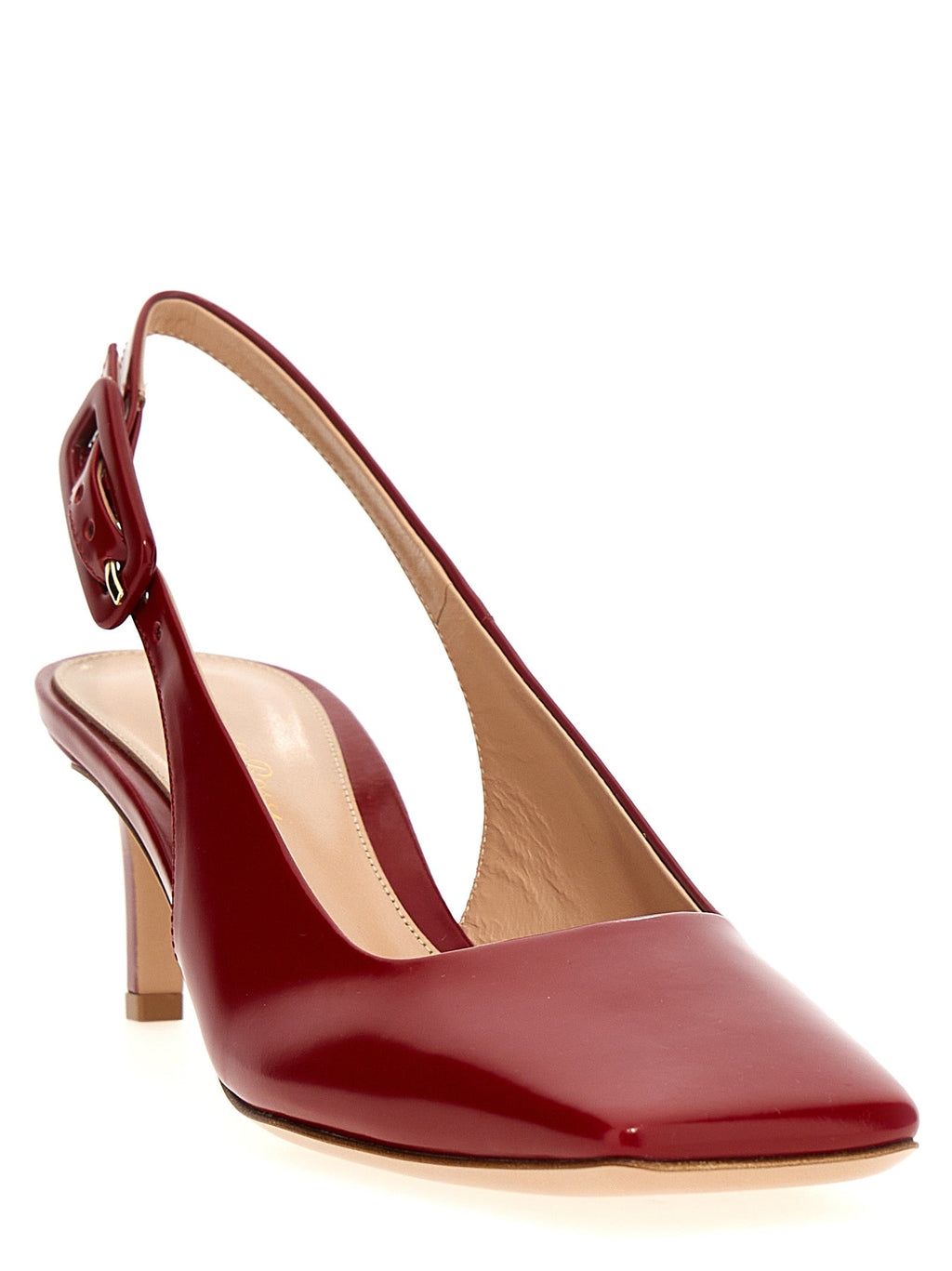 Gianvito Rossi Multicolor Goatskin Mid Heel Pumps