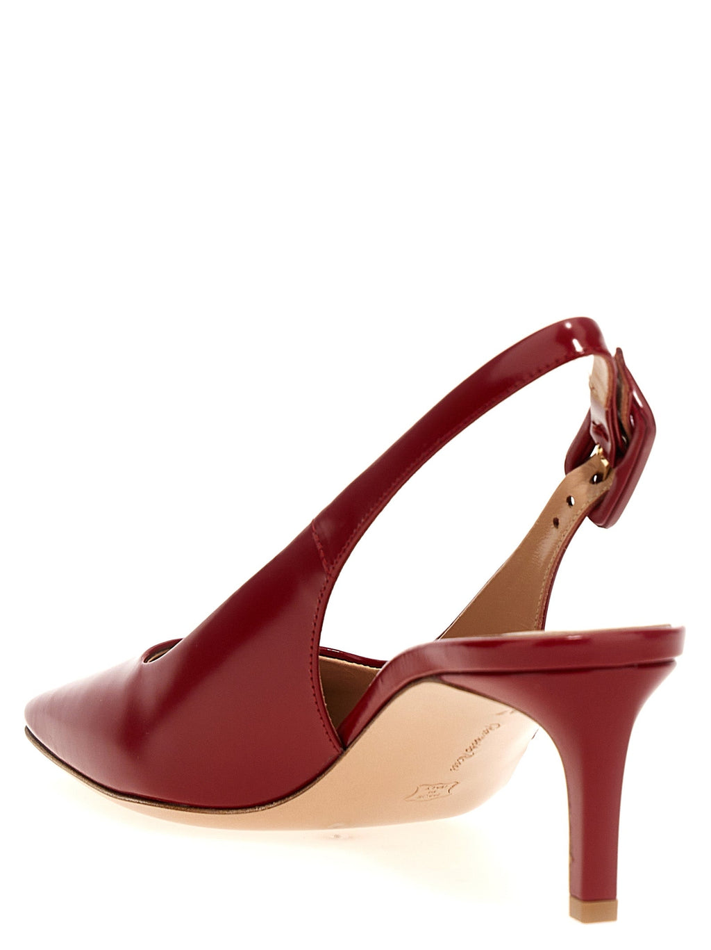 Gianvito Rossi Multicolor Goatskin Mid Heel Pumps