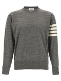 Thom Browne Gray Virgin Wool Cardigan