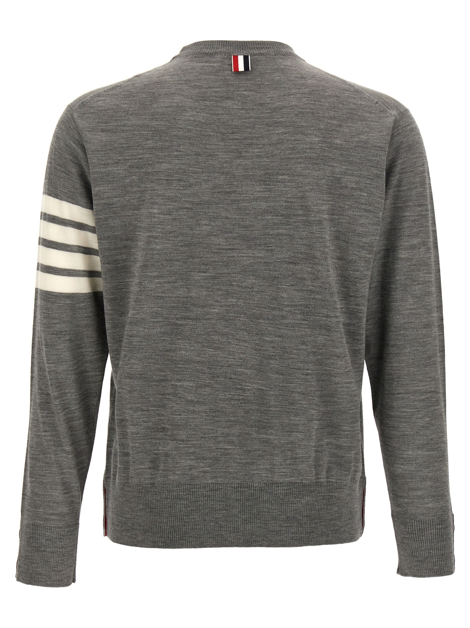 Thom Browne Gray Virgin Wool Cardigan