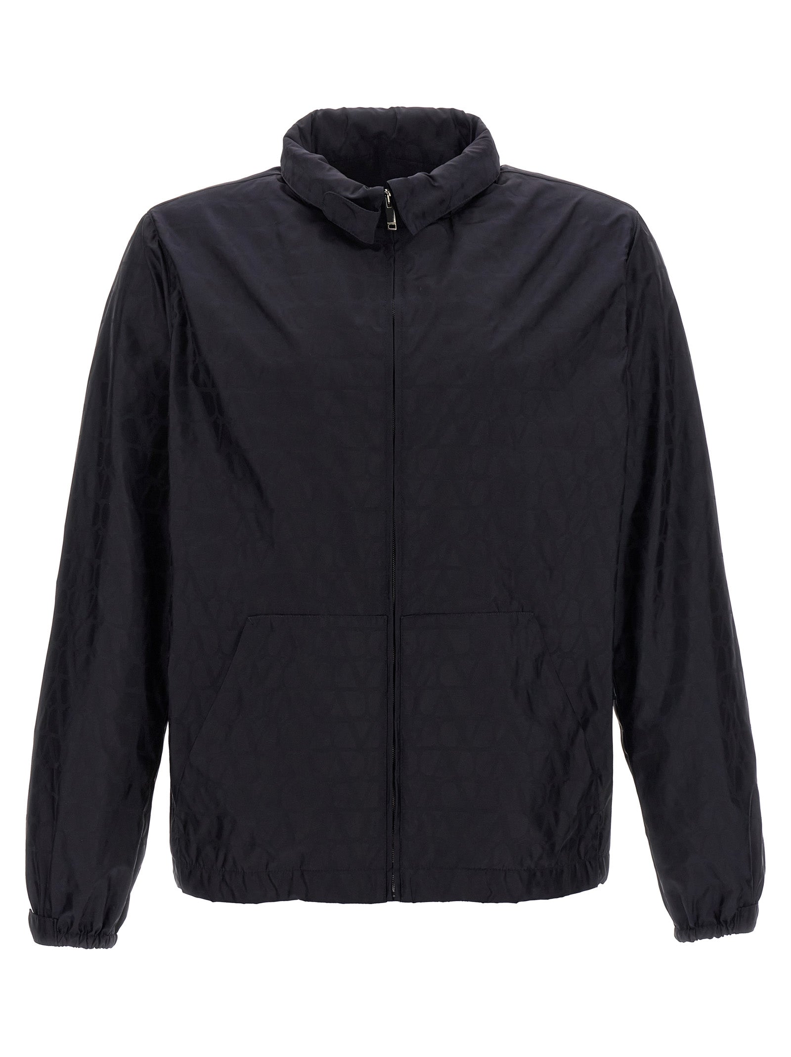 Valentino Garavani Blue Polyamide Shell Jacket