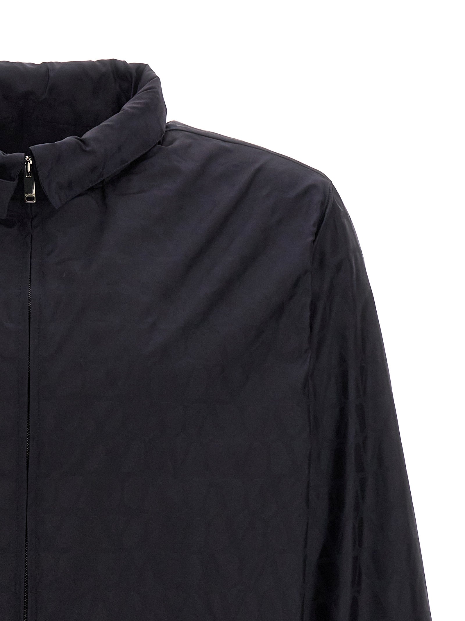 Valentino Garavani Blue Polyamide Shell Jacket