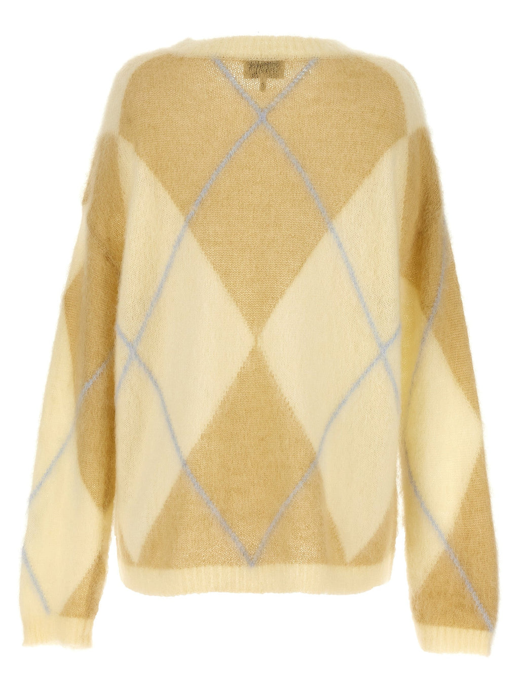 Ganni Bicolor Wool Cardigan