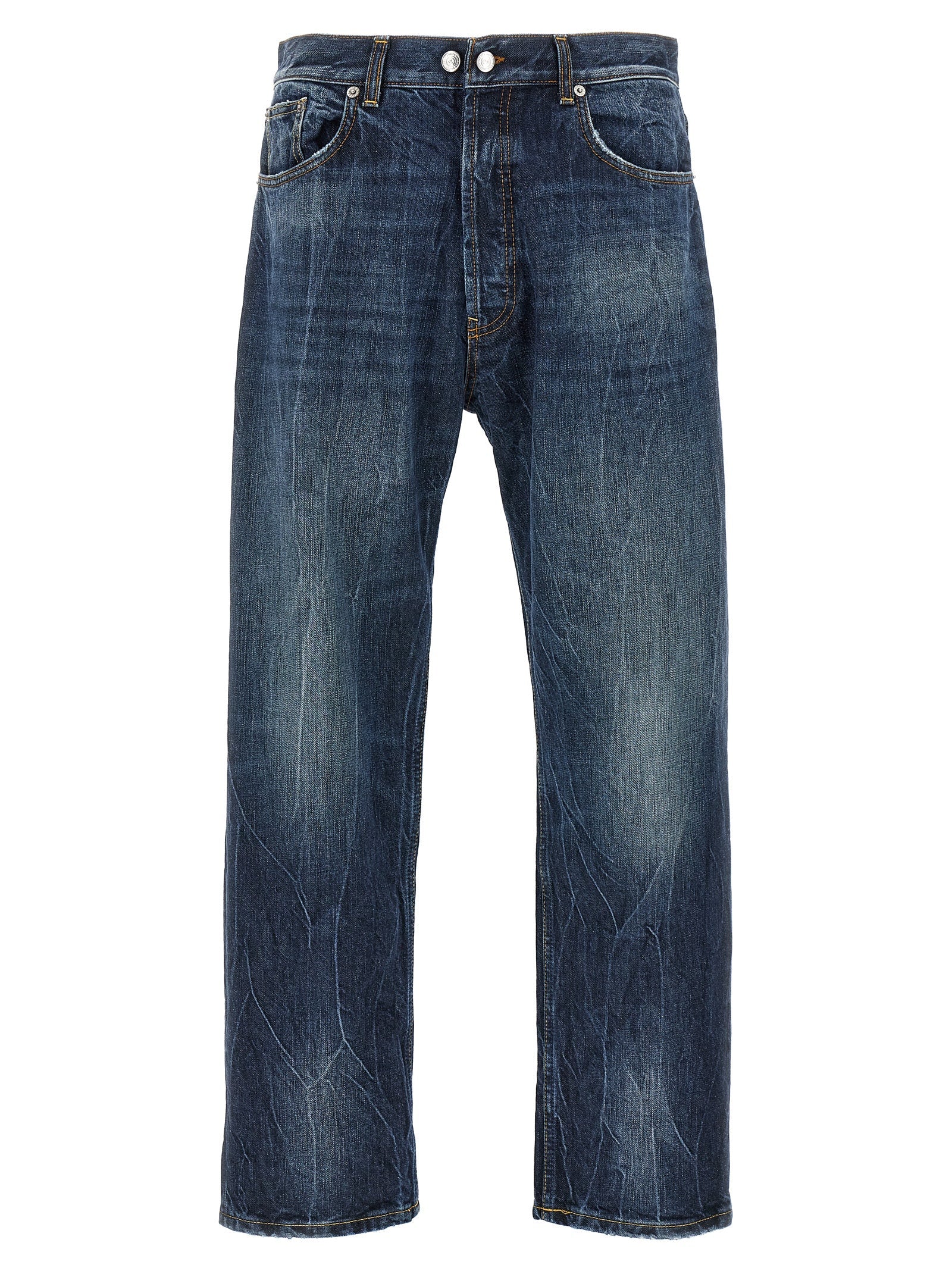 Department 5 Blue Cotton Jeans Denim