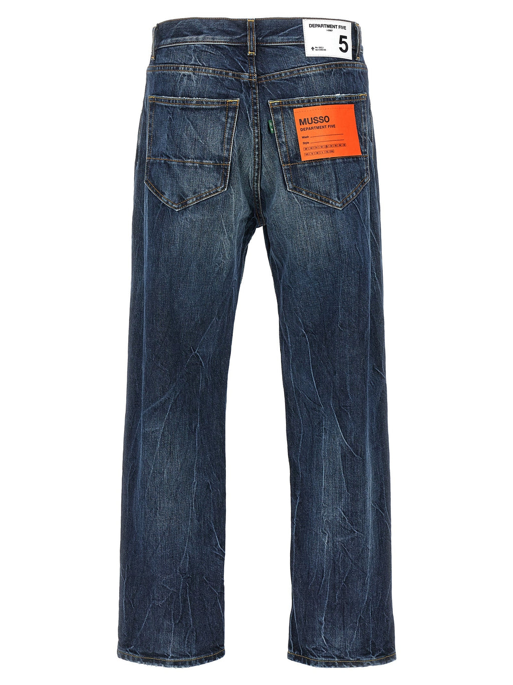 Department 5 Blue Cotton Jeans Denim