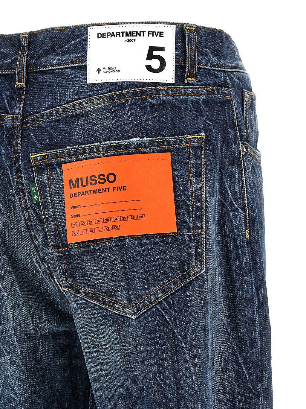 Department 5 Blue Cotton Jeans Denim
