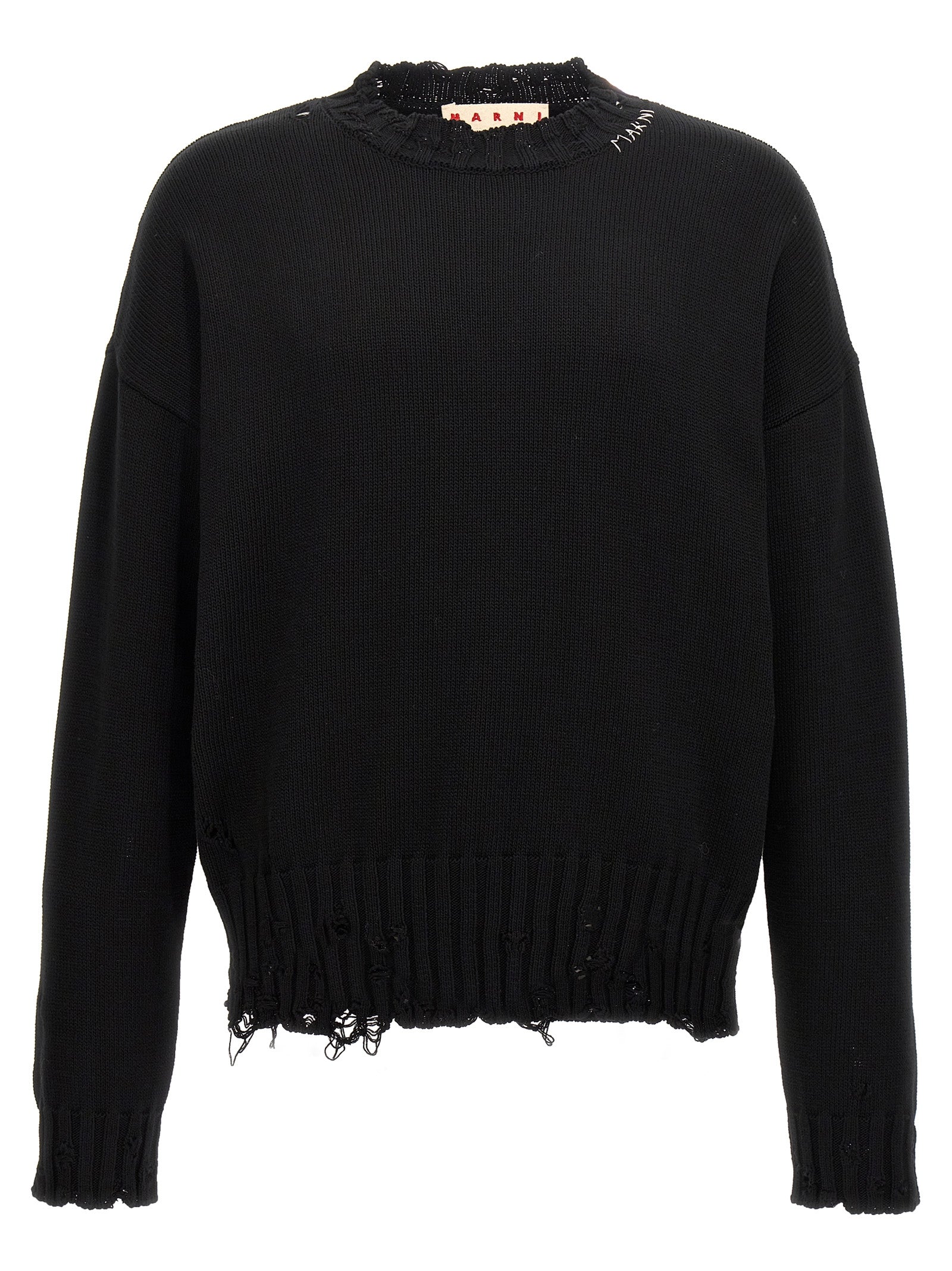 Marni Black Cotton Cardigan
