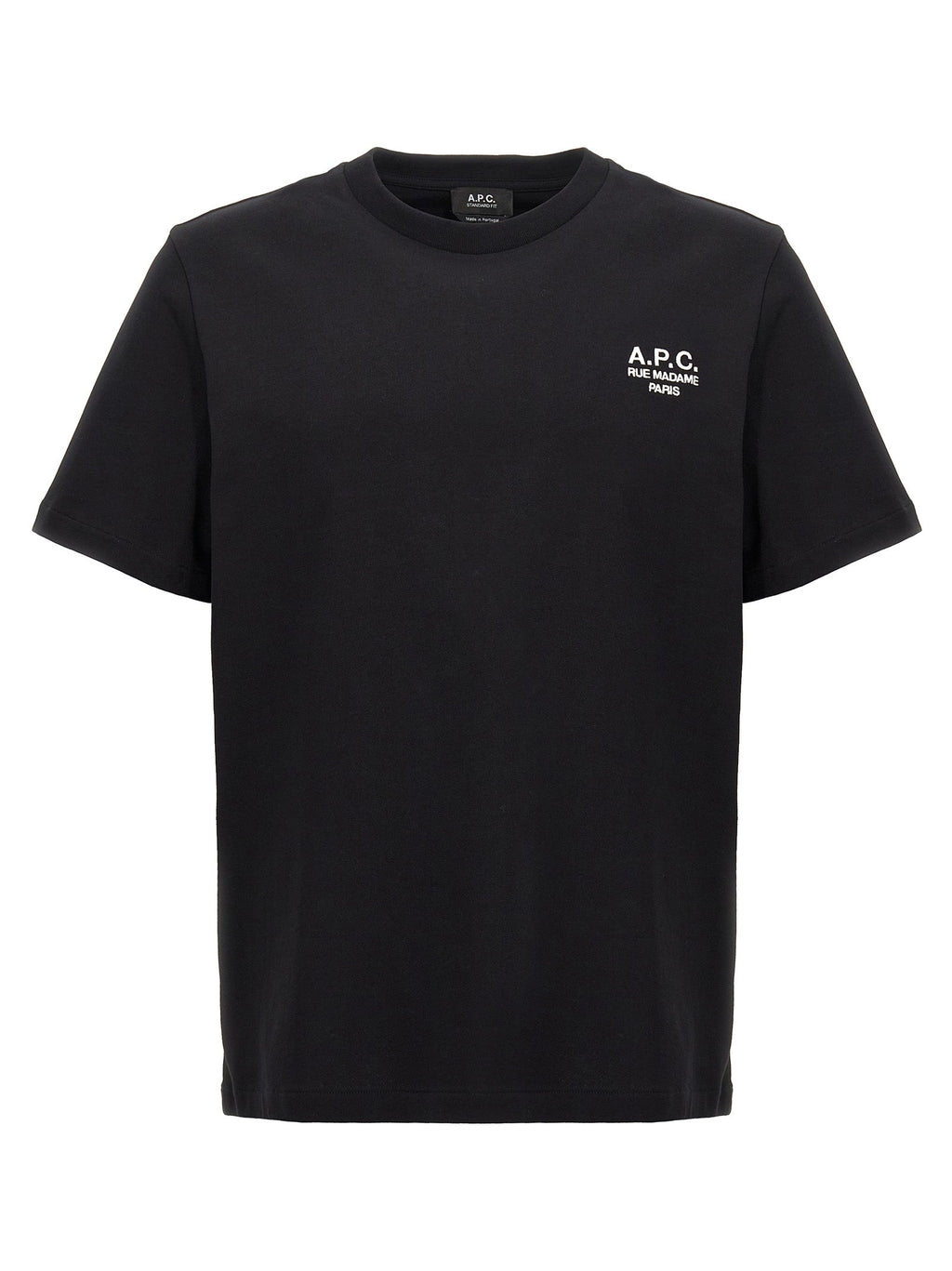 A.P.C. Black Cotton T-Shirt