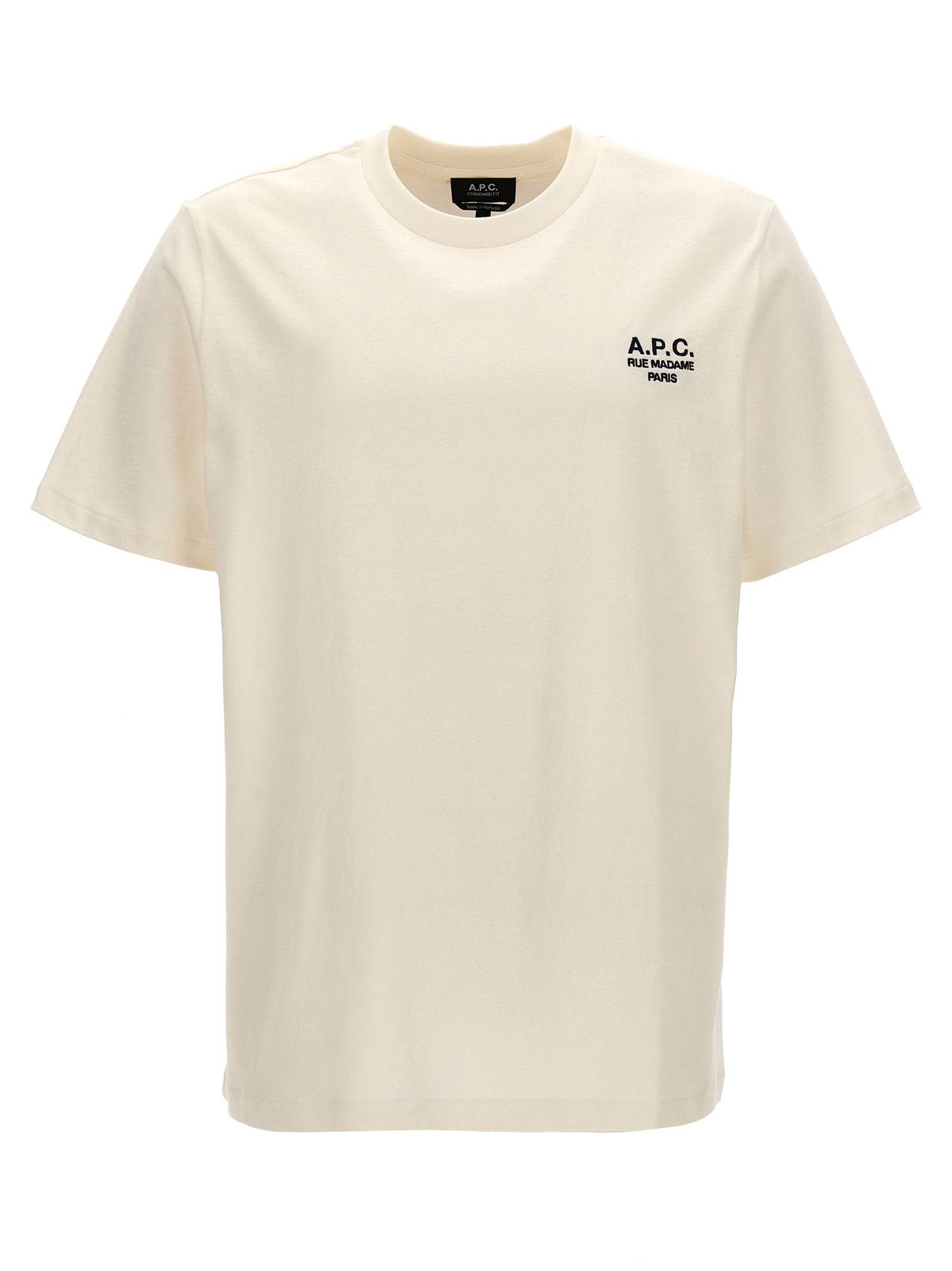 A.P.C. White Cotton T-Shirt