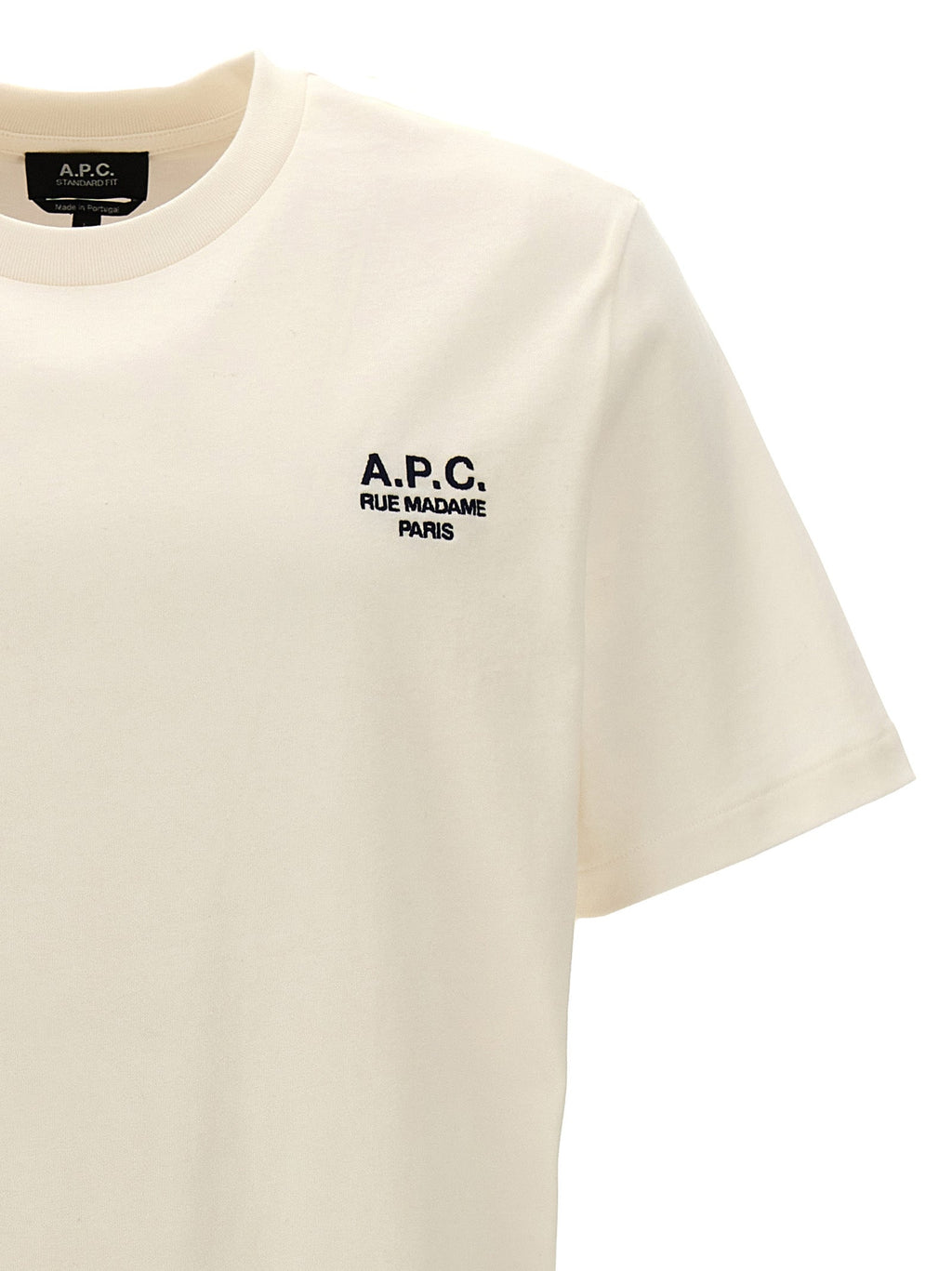 A.P.C. White Cotton T-Shirt