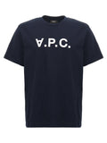 A.P.C. Blue Cotton T-Shirt