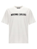 Moschino Bicolor Cotton T-Shirt