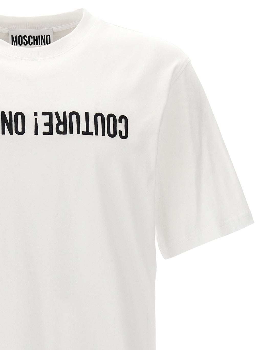Moschino Bicolor Cotton T-Shirt