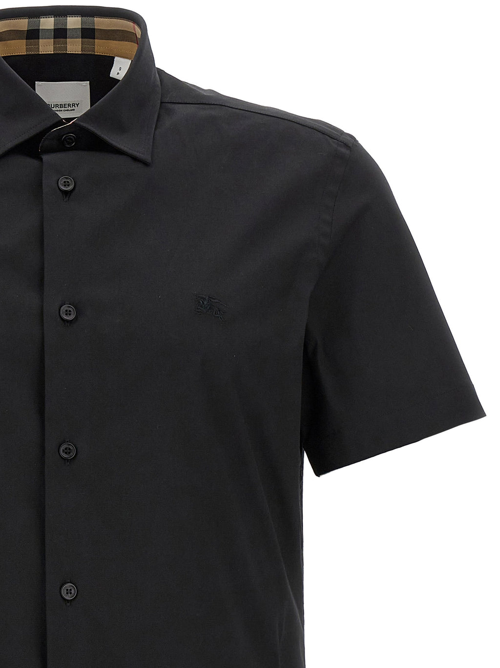 Burberry Black Cotton Blouse