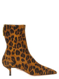 Aquazzura Multicolor Suede Leather Ankle Boots